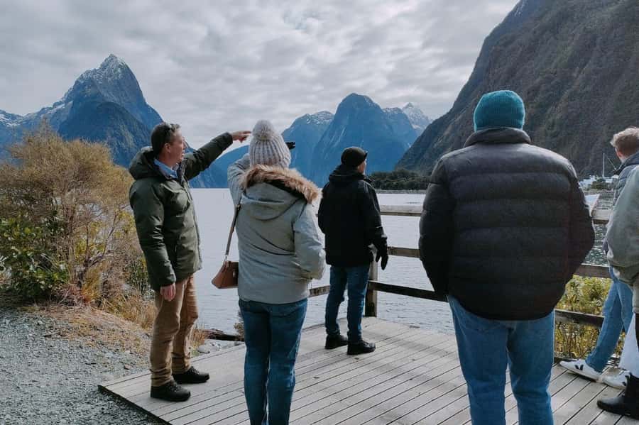 From Queenstown: Milford Sound Flight and Cruise with Lunch - A 105-minute cruise under Milford’s cliffs