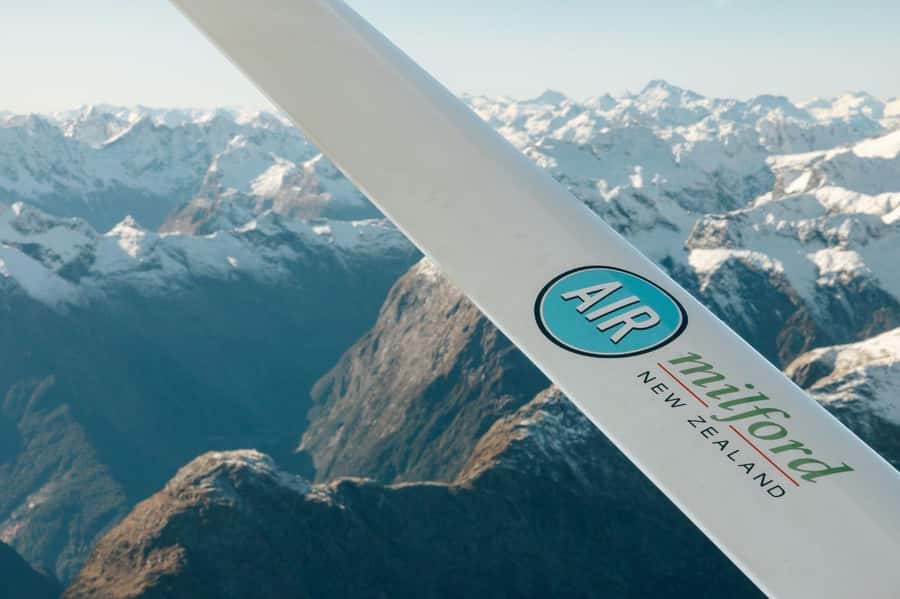 From Queenstown: Milford Sound Flight and Nature Cruise - Landing beneath Mitre Peak