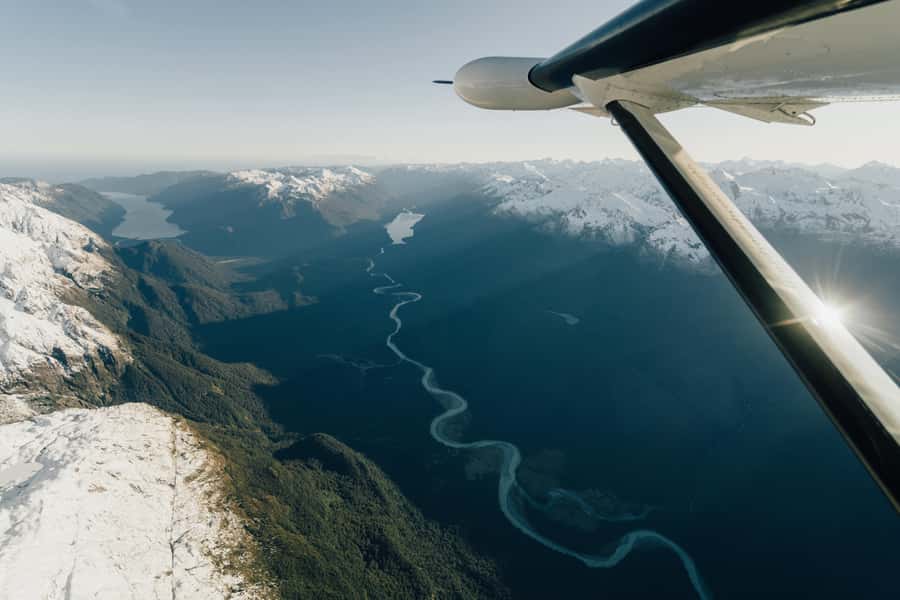 From Queenstown: Milford Sound Full-Day Trip by Plane & Boat - The flight over Mt Aspiring and Fiordland