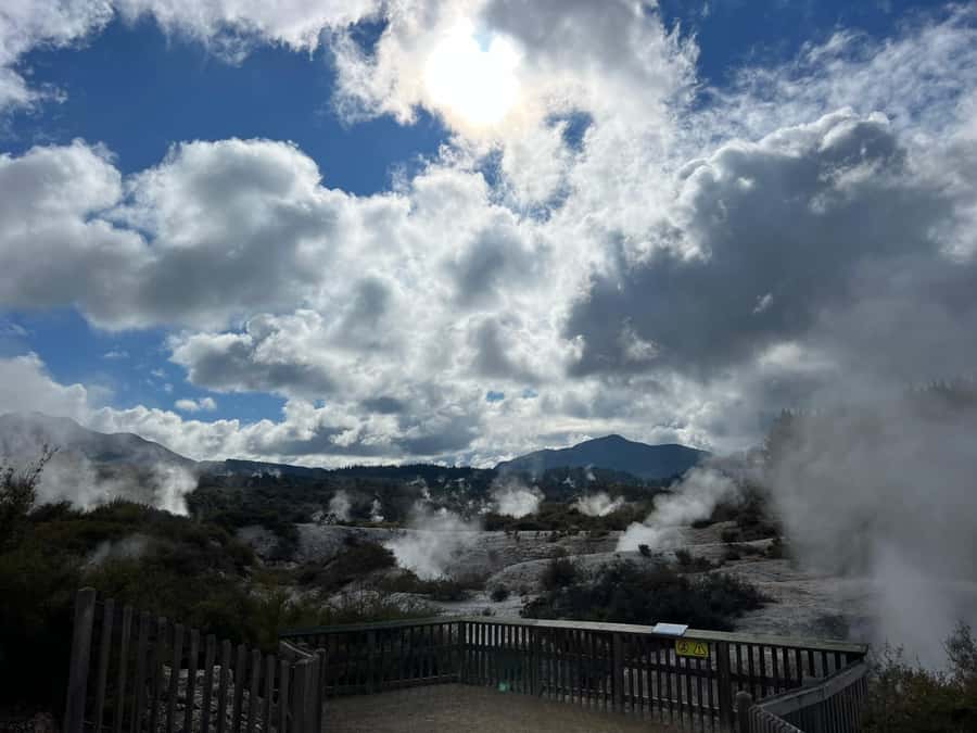 From Rotorua: WAI-O-TAPU Geothermal Wonderland Half-Day Tour - The early pickup at Rotorua iSite