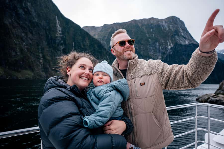 From Te Anau: Milford Sound Coach Tour and Cruise - Boarding the Milford Sound catamaran
