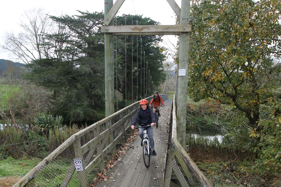 Full Day Ebike Tour - Karangahake Gorge NZ - The railway tunnel and the ride to Paeroa