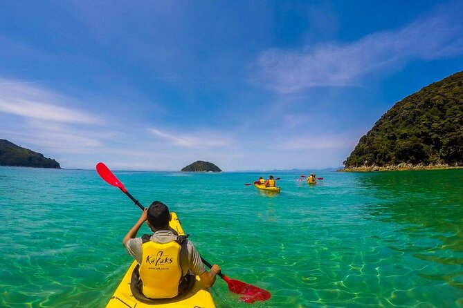 Full-Day Freedom Kayak Rental in New Zealand - Paddling through the Astrolabe area
