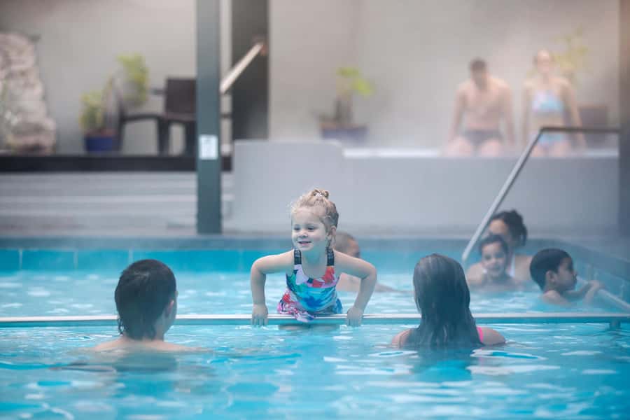 Geothermal and Freshwater Combo Family Pools in New Zealand - Changing rooms, lockers, and what to bring