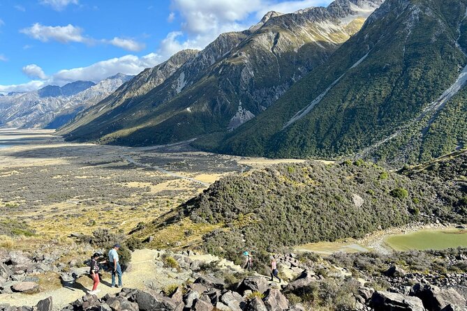 Glentanner High Country Heli Hike - A pause at the restored historic field station