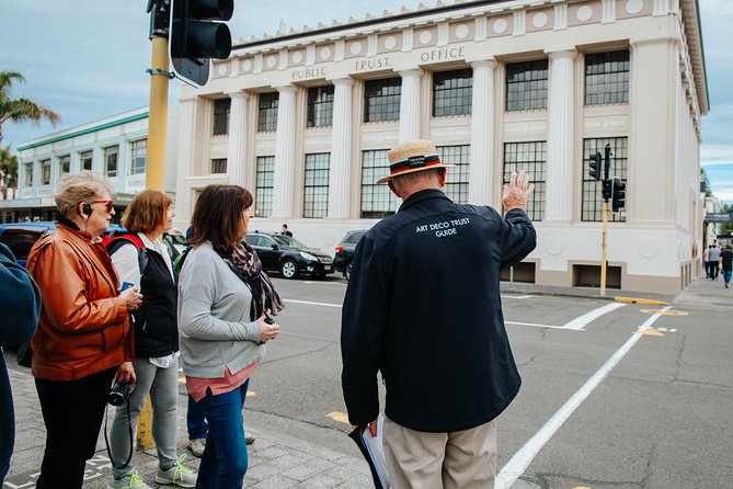 Guided 10am Morning Art Deco Walk From Napier Art Deco Trust - Group size, street traffic, and the trade-off