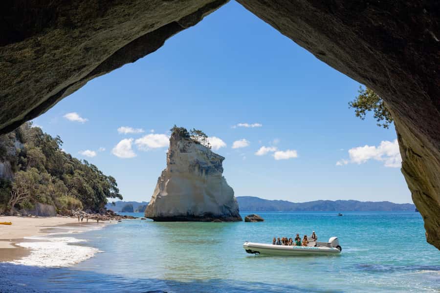 Hahei Explorer Cathedral Cove Boat Tour - Sea caves, blowholes, and smaller bays