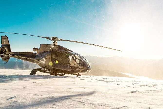 Helicopter Tour with Alpine Snow Landing from Queenstown - Leaving Queenstown Airport for the high country
