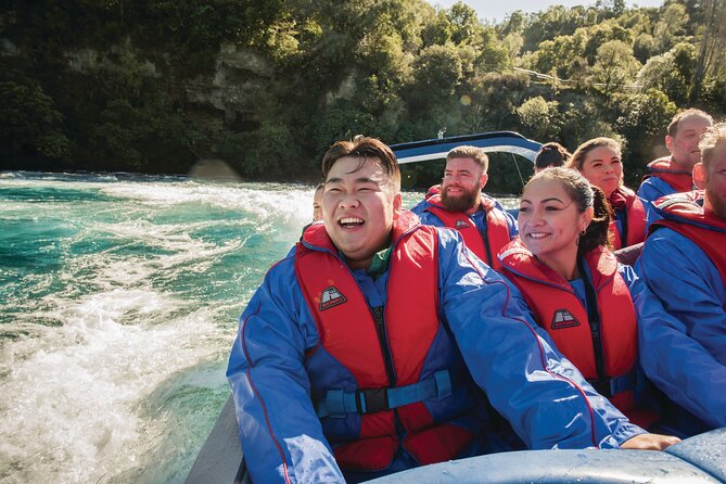 Hukafalls Jet Boat Ride in Taupo - How wet will you get?