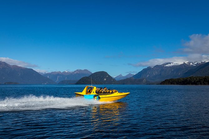 Jet Boat Journey through Fiordland National Park - Pure Wilderness - From Te Anau Lakefront to the Queens Reach Ramp
