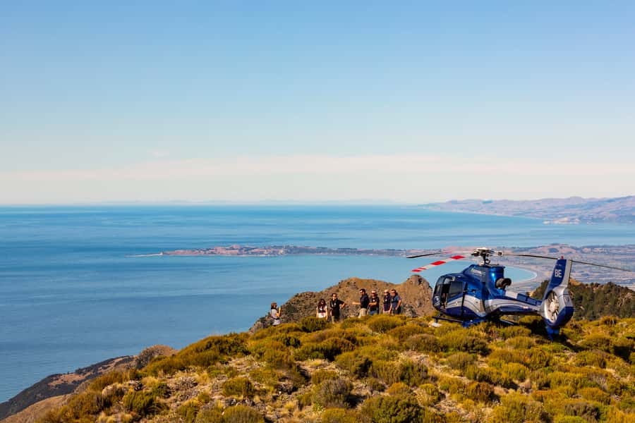Kaikoura: 1-Hour Whale Watching Helicopter Tour - The mountain landing at 1,600 metres
