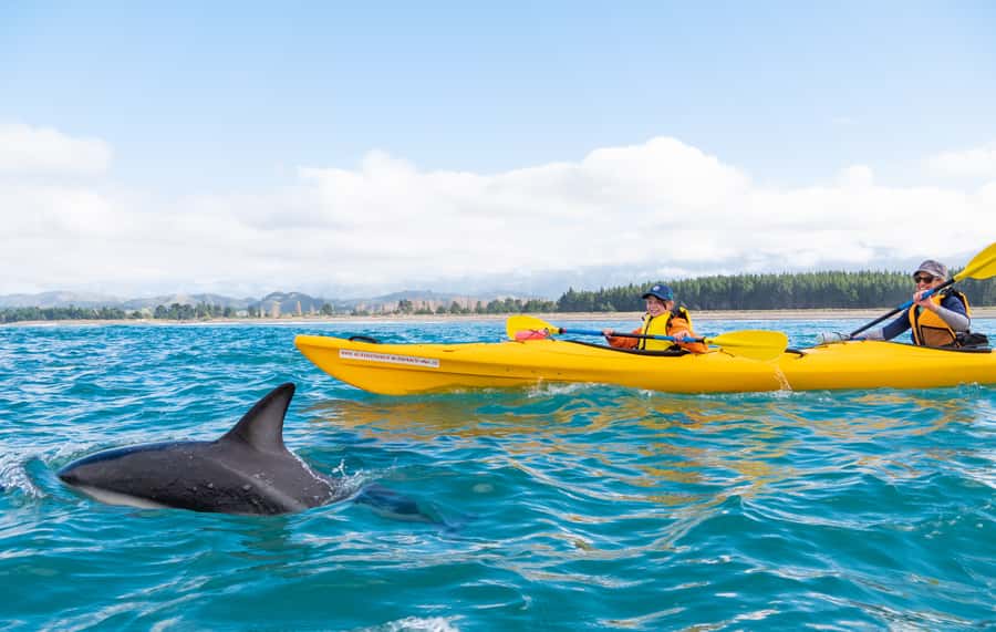 Kaikoura: Guided Family Kayaking Adventure - Getting comfortable in the stable sea kayaks