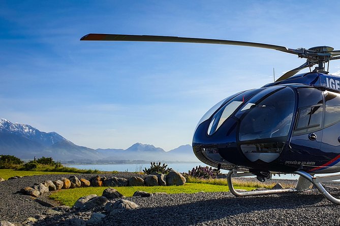 Kaikoura Helicopters Classic Whale Watch - Taking off from Kaikoura’s beachfront