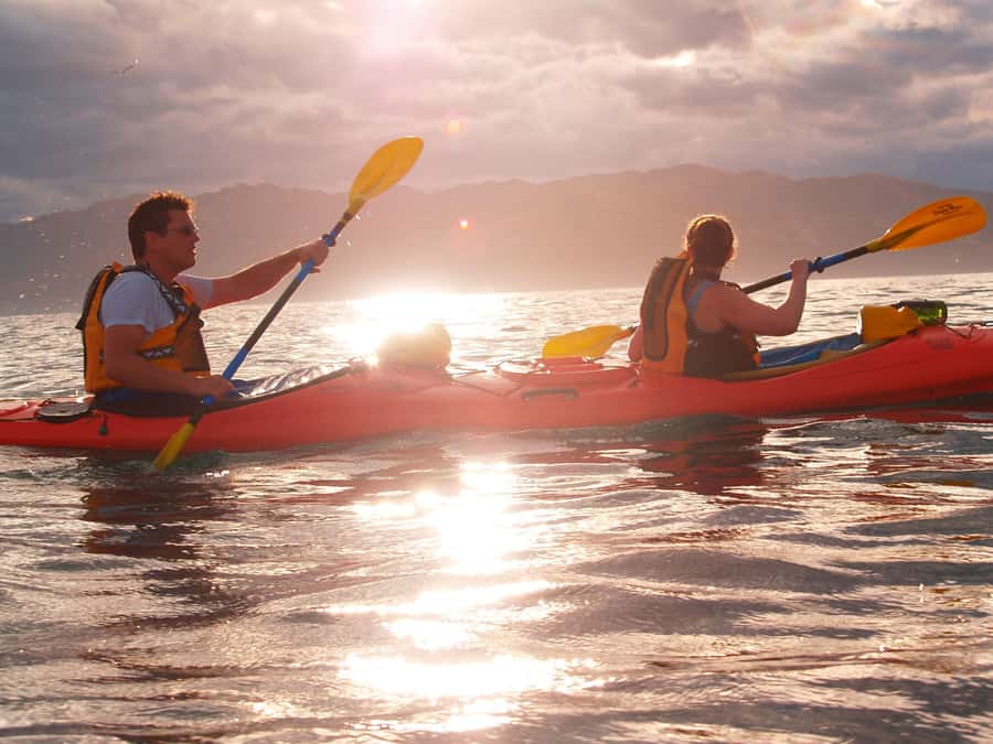 Kaikoura: Sunset Evening Kayaking Tour - Getting ready with a guide and proper equipment
