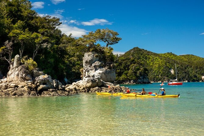 Kayak & Pitt Head Nature Loop - Guided Kayak & Unguided Walk - New Zealand - The Astrolabe coastline by kayak