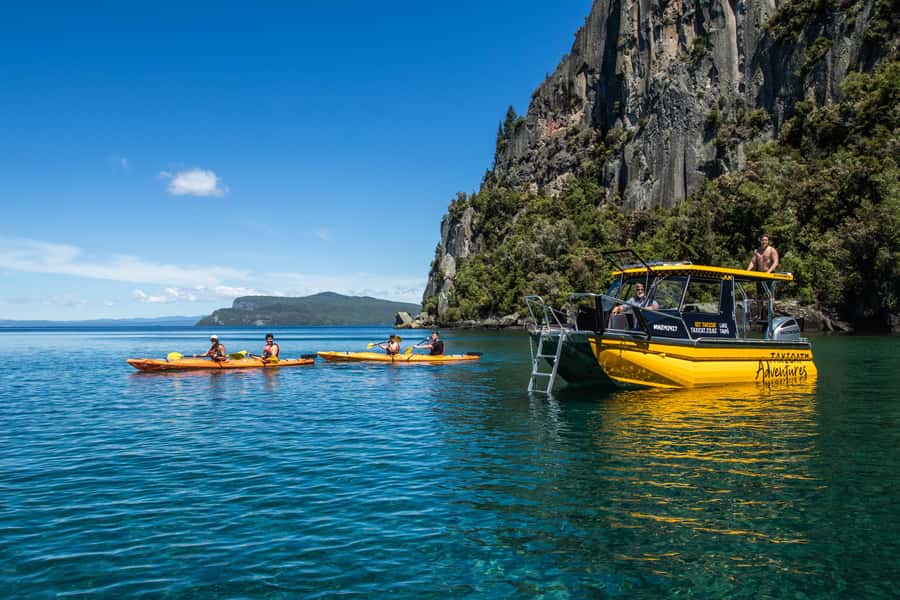 Kinloch: Lake Taupo Catamaran Cruise with Paddleboarding - Why the Western Bays make this cruise different