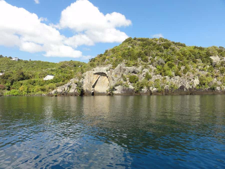 Lake Taupo: Maori Rock Carvings 10.30 AM 1.5-Hour Cruise - Tea, coffee, and the famous blueberry muffin
