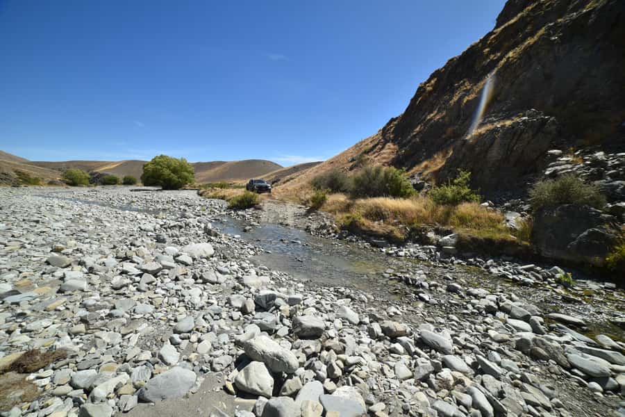 Lake Tekapo Guided 4WD Tours (Small Group, Carbon Positive) - Leaving Lake Tekapo for the station