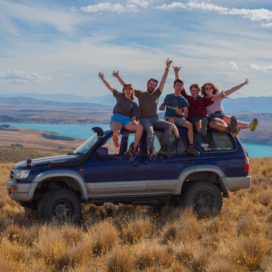 Lake Tekapo Guided 4WD Tours (Small Group, Carbon Positive) - Riding through a working Merino farm