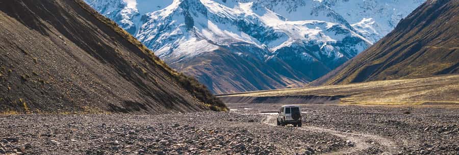 Lake Tekapo Scenic 4WD Cass Valley Wilderness Tour - Mountain walls, glaciers, and old musterers’ huts