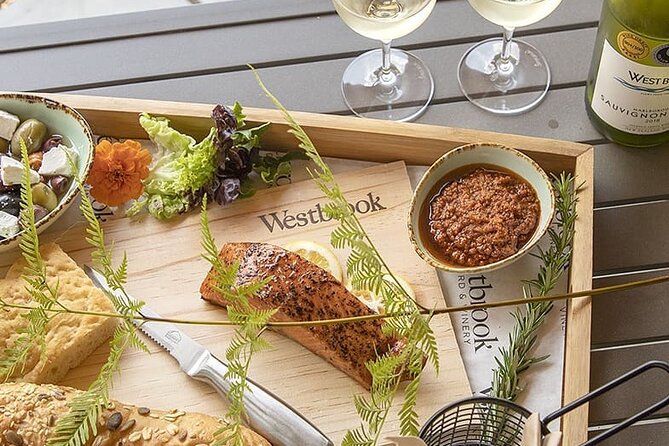 Luxury Private Auckland Wine & Beach Tour with Lunch - Westbrook Winery, wine flights, and the included lunch