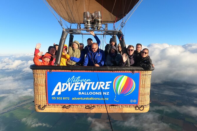 Methven-Mt Hutt Scenic Hot Air Balloon Flight - Landing, teamwork, and the post-flight drink