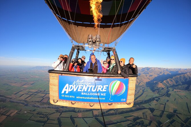 Methven-Mt Hutt Scenic Hot Air Balloon Flight - What $385 gets you