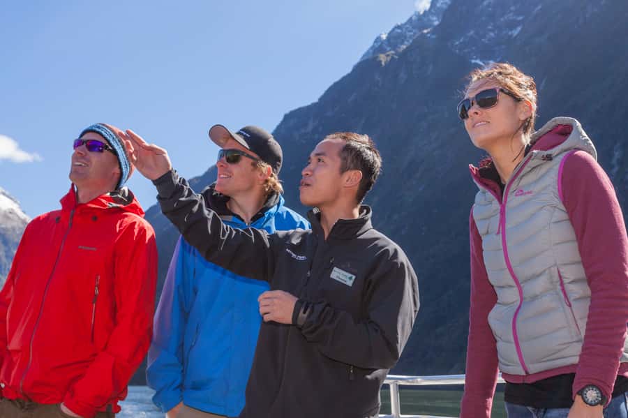 Milford Sound: 2-Hour Small Boat Scenic Cruise - Lion Mountain, Copper Point, and the fiord walls
