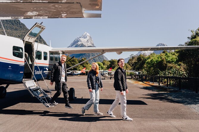 Milford Sound Cruise with Round-Trip Flights from Queenstown - Landing beside Milford Sound