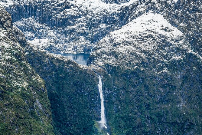 Milford Sound Grand Tour Helicopter Scenic Flight Departing from Milford Sound - Seeing Milford Sound from a helicopter