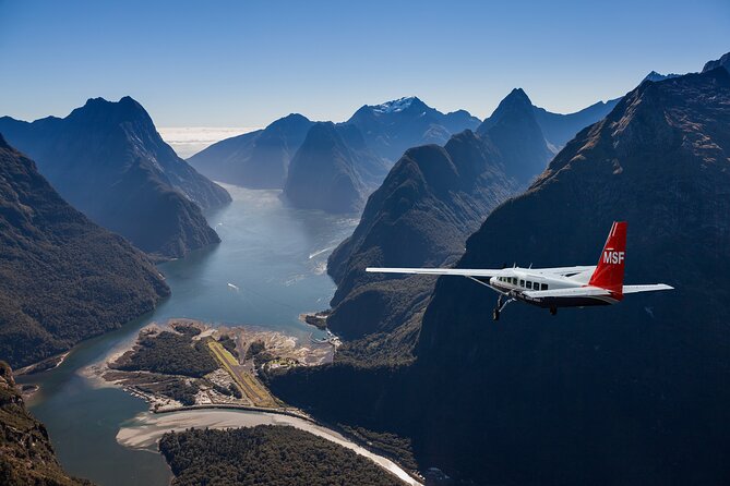 Milford Sound Scenic Flight from Queenstown - Seeing Milford Sound in Its Full Shape