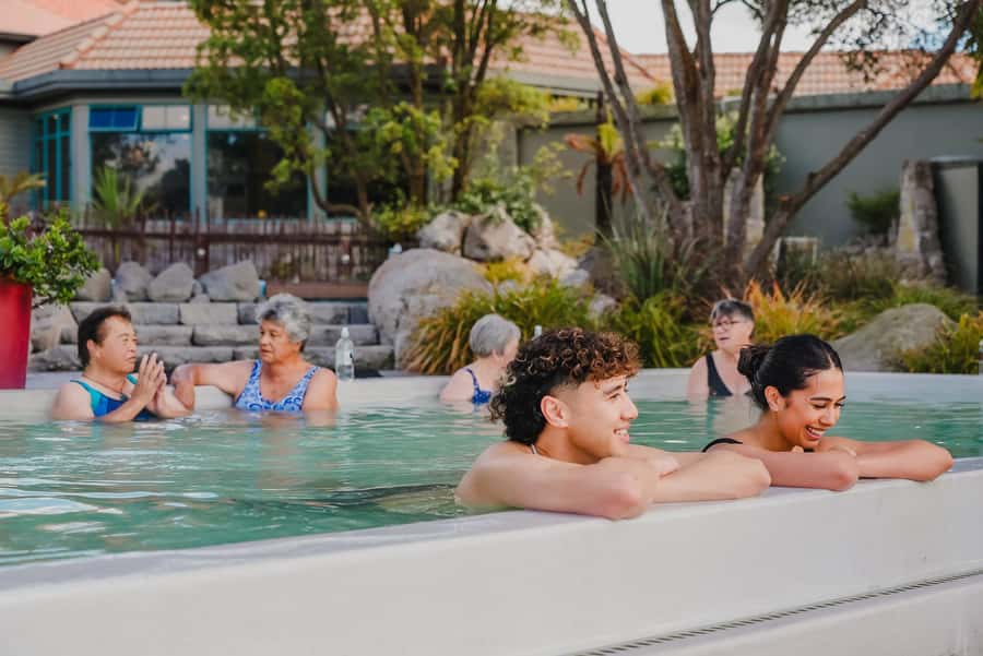 MITAI MAORI VILLAGE Night XP & Polynesian Spa from Auckland - Hāngī dinner makes the evening feel complete