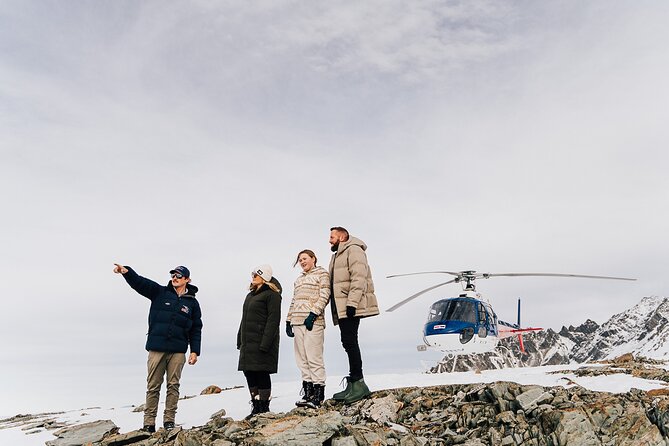 Mount Cook: Alpine Vista Helicopter Flight with Alpine Landing - Stepping out for the alpine landing