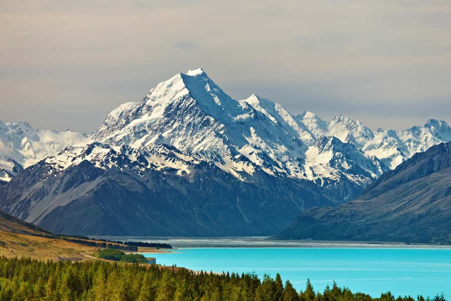Mount Cook Day Tour from Christchurch - Lake Tekapo and the Church of the Good Shepherd