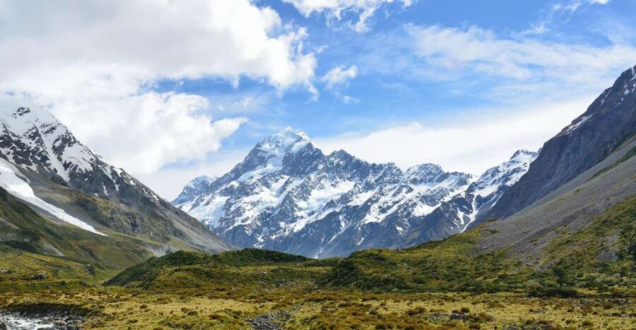 Mount Cook & Lake Tekapo Day Tour from Christchurch - Following Lake Pukaki toward Mount Cook