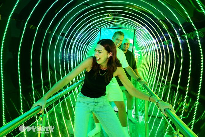 Odyssey Sensory Maze Entry Auckland Ticket - Getting ready: lockers, bare feet, and safety rules