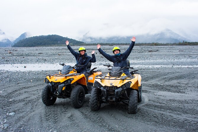 Off Road Quad Bike Adventure Tour in Franz Josef - The old glacier riverbed and mountain views