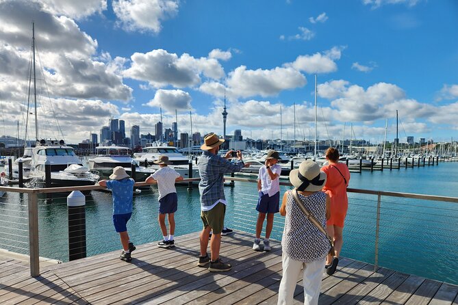Private Auckland best Spots + Piha beach and rainforest day Tour - Westhaven Marina and Auckland’s sailing culture