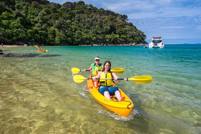 Private boat charter in Abel Tasman National Park - Golden beaches, forest, and open water