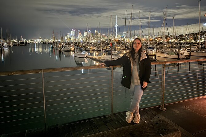 Private Night Tour of Auckland, Sky Tower Bar, Bridge & Museum - A cocktail above Auckland at SkyBar