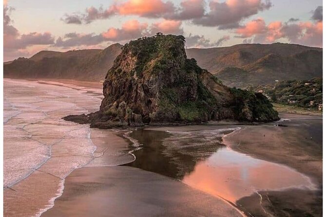Private Piha Beach, Rainforest Adventure & Mt. Eden with Guide - Key points at a glance