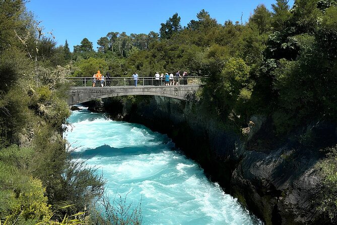Private Tour WaiOtapu & Huka Falls & Blue springs from Auckland - Taupo gives the day a needed pause