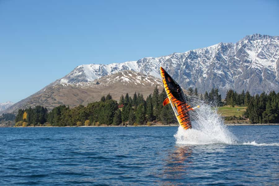 Queenstown: Hydro Attack Shark Ride - Vertical launches, turns, and hard re-entry