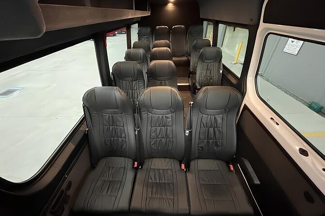 Queenstown International Airport To and From City Center Transfer - Riding in the 2025 Mercedes Sprinter