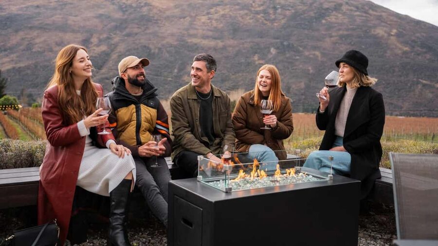 Queenstown: Premium Wine Tasting Tour - The Queenstown pickup and Mercedes Sprinter ride