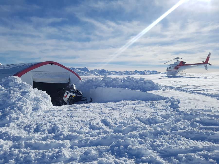 Queenstown: Snowmobiling Experience with Helicopter Flight - From Queenstown streets to the Garvie Mountains