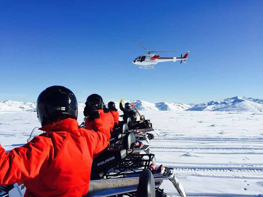 Queenstown: Snowmobiling Experience with Helicopter Flight - The helicopter flight is half the reason to book