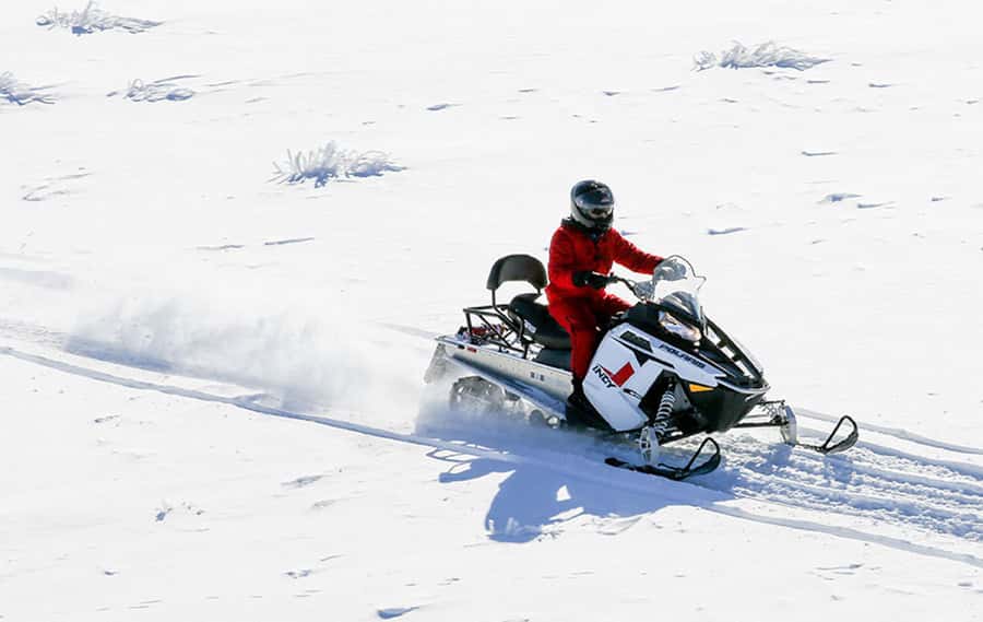 Queenstown: Snowmobiling Experience with Helicopter Flight - What the snowmobile ride feels like