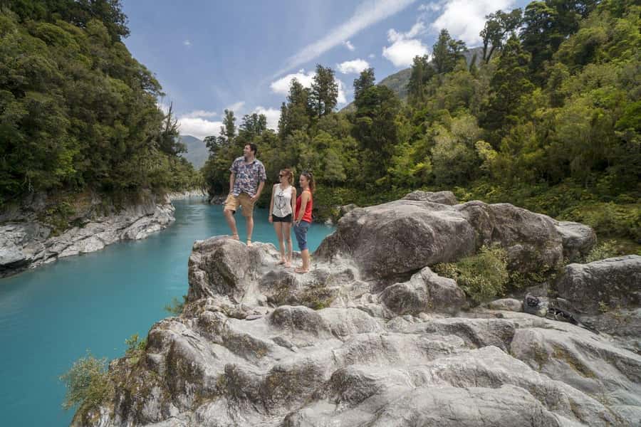 Queenstown to Christchurch via Franz Josef 2-Day Tour - Bruce Bay and Ships Creek show the West Coast mood