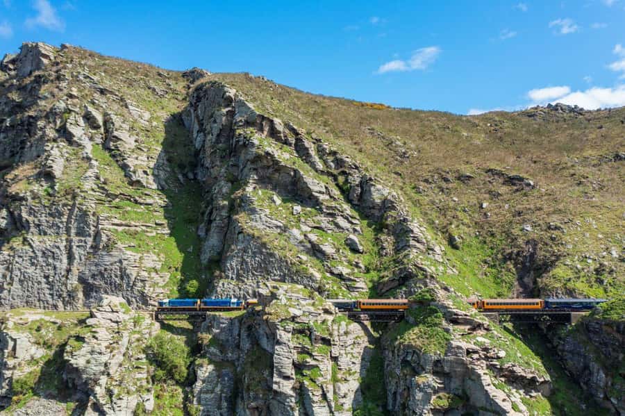 Queenstown to Dunedin Incl Taieri Gorge Train (One-Way) - St Bathans, Blue Lake, and a ghost town atmosphere
